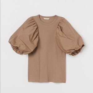 H&M Puff-Sleeved Top // Size S